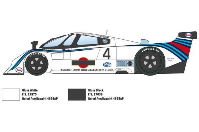 Model Kit auto 3641 - Lancia LC2 (1:24)