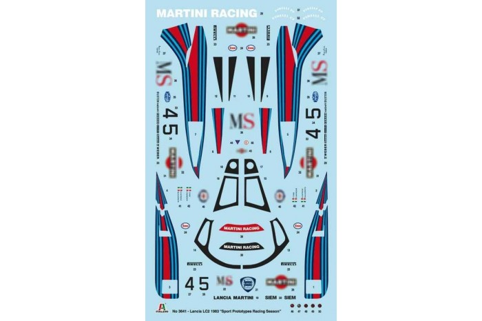 Model Kit auto 3641 - Lancia LC2 (1:24)