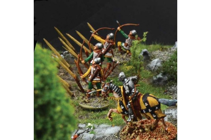 Model Kit diorama 6185 - 100 YEARS' WAR Castle under siege (1:72)