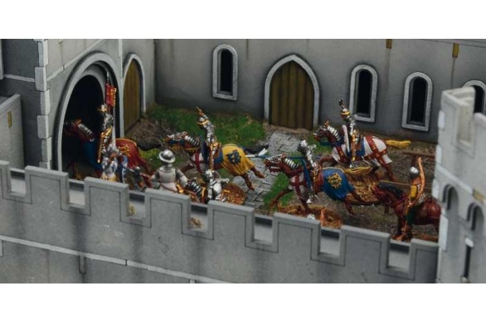 Model Kit diorama 6185 - 100 YEARS' WAR Castle under siege (1:72)