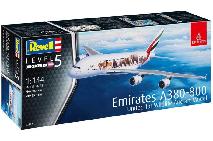 Airbus A380-800 Emirates "Wild Life" (1:144) - 03882