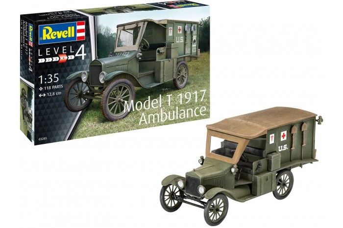 Plastic ModelKit military 03285 - Model T 1917 Ambulance (1:35)