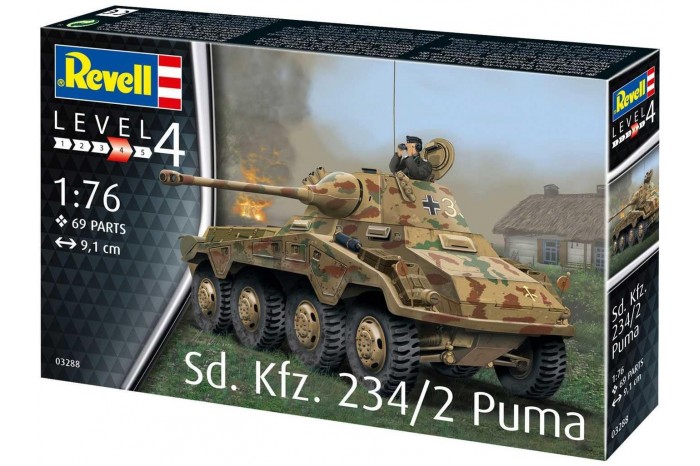 Plastic ModelKit military 03288 - Sd.Kfz. 234/2 Puma (1:76)