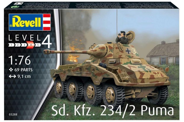 Plastic ModelKit military 03288 - Sd.Kfz. 234/2 Puma (1:76)