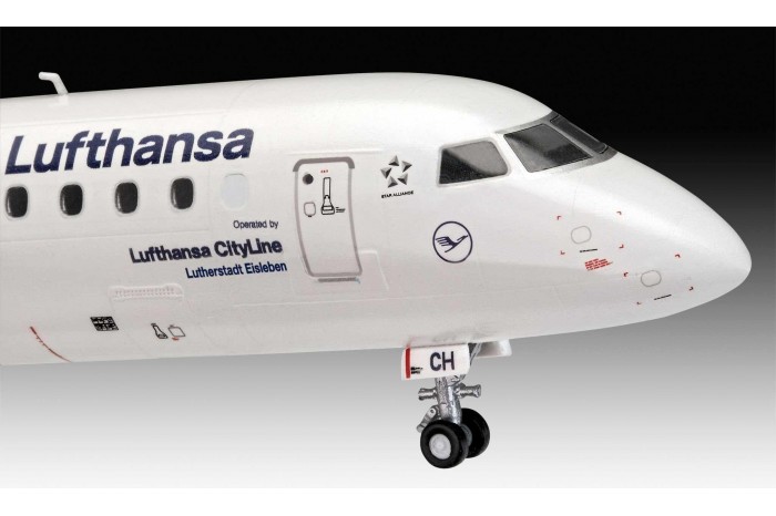 Modelset letadlo 63883 - Model Set Embraer 190 Lufthansa (1:144)