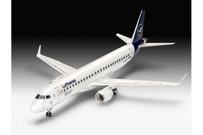 Modelset letadlo 63883 - Model Set Embraer 190 Lufthansa (1:144)