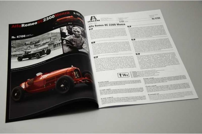 Model Kit auto 4706 - ALFA ROMEO 8C 2300 Monza (1:12)