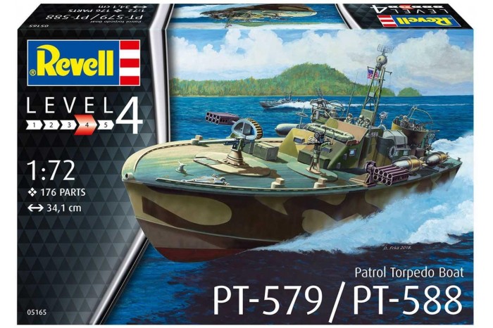 Plastic ModelKit loď 05165 - Patrol Torpedo Boat PT-588/PT-579  (1:72)