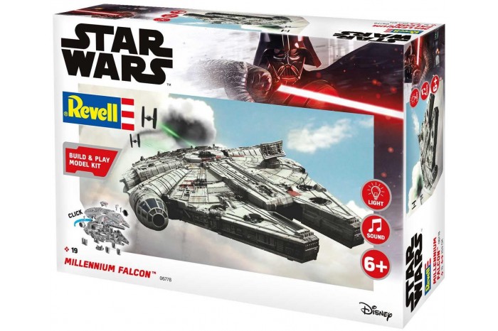 Build & Play SW 06778 - Millennium Falcon  (světelné a zvukové efekty) (1:164)