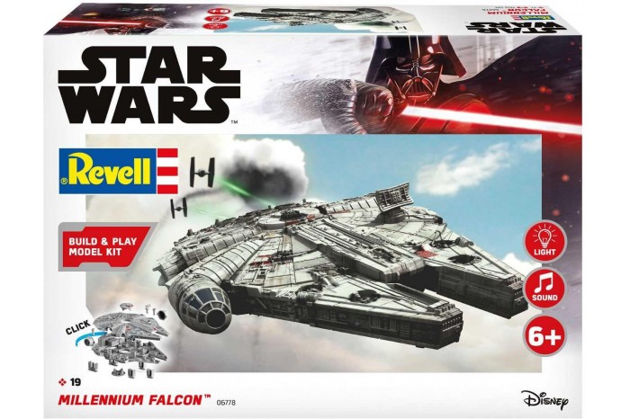 Build & Play SW 06778 - Millennium Falcon  (světelné a zvukové efekty) (1:164)