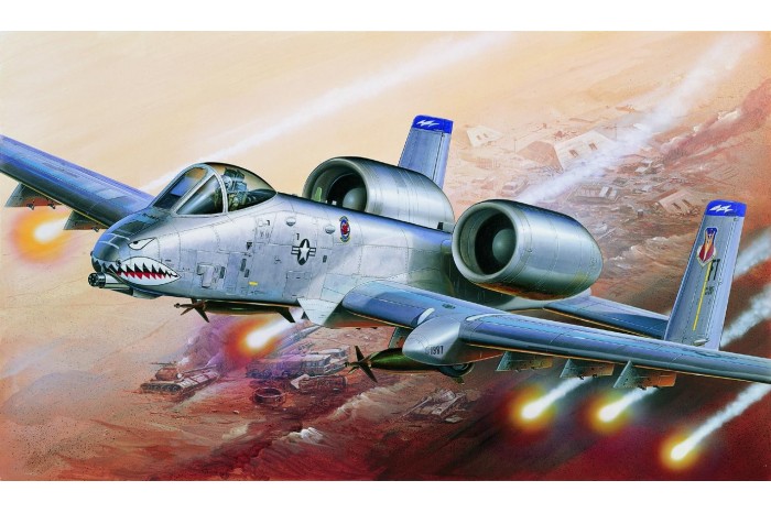 Model Kit letadlo 12402 - A-10A "OPERATION IRAQI FREECOM" (1:72)