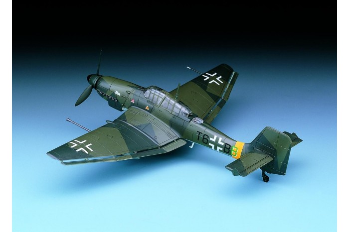 Model Kit letadlo 12450 - JU-87G STUKA "TANK BUSTER" (1:72)