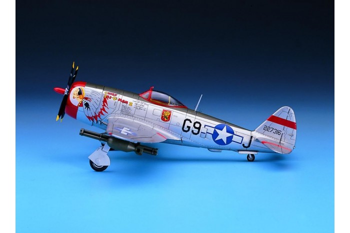 Model Kit letadlo 12491 - P-47D "BUBBLE-TOP" (1:72)