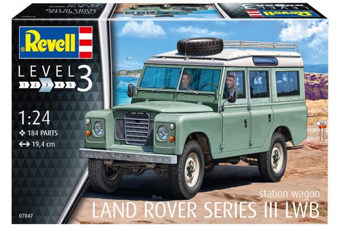 Plastic ModelKit auto 07047 - Land Rover Series III (1:24)