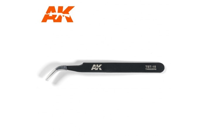 Zahnutá pinzeta (Cruved tweezers) - AK9007