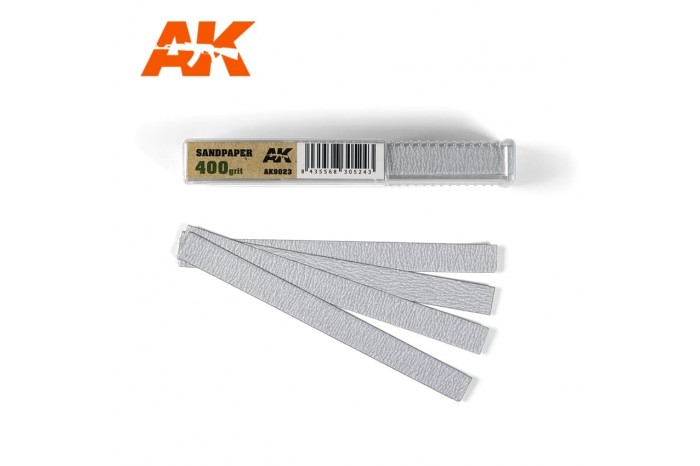 Brusný papír 400 - suchý (Dry Sandpaper 400) 50ks - AK9023