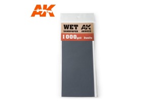 Brusný papír 1000 - mokré použití (Wet Sandpaper 1000) 3ks - AK9033