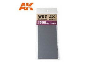 Brusný papír 1500 - mokré použití (Wet Sandpaper 1500) 3ks - AK9035