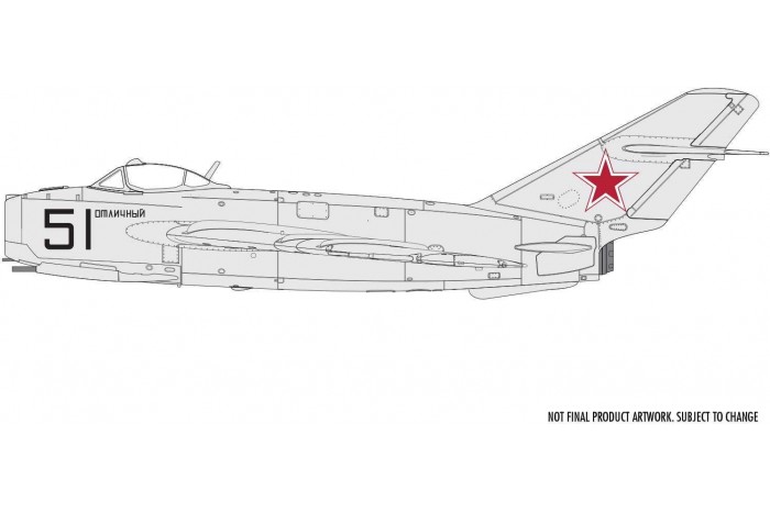 Classic Kit letadlo A03091 - Mikoyan-Gurevich MiG-17F 'Fresco' (1:72)