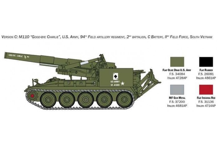 Model Kit tank 6574 - M110 (1:35)