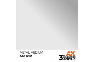 232: Metal medium (17ml) - acryl