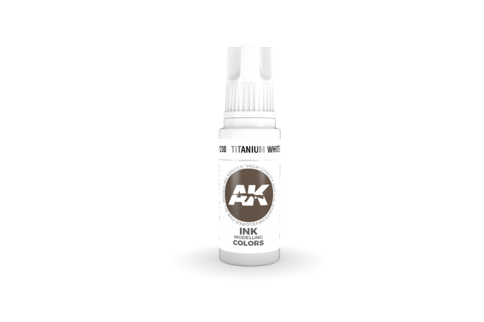 230: Titanium White Ink (17ml) - acryl