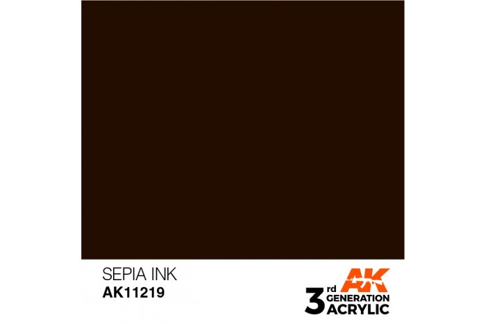 219: Sepia Ink (17ml) - acryl