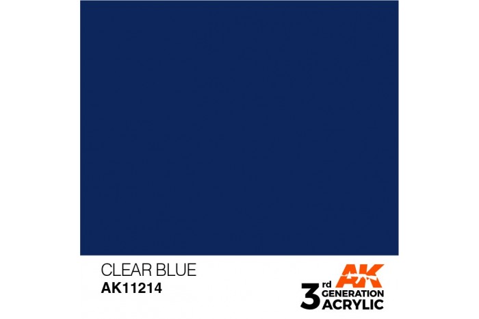 214: Clear Blue (17ml) - acryl