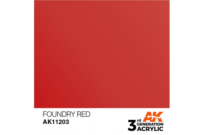 203: Foundry Red (17ml) - acryl