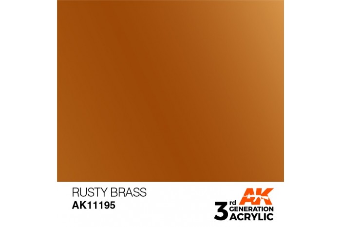 195: Rusty Brass (17ml) - acryl