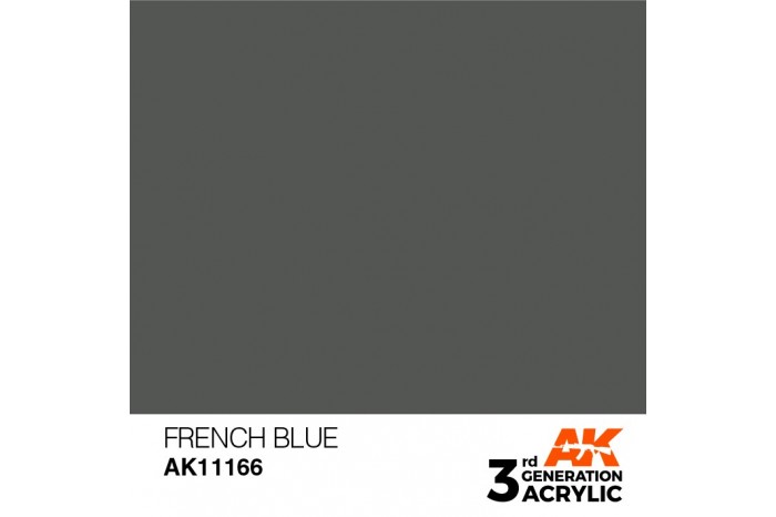 166: French Blue (17ml) - acryl