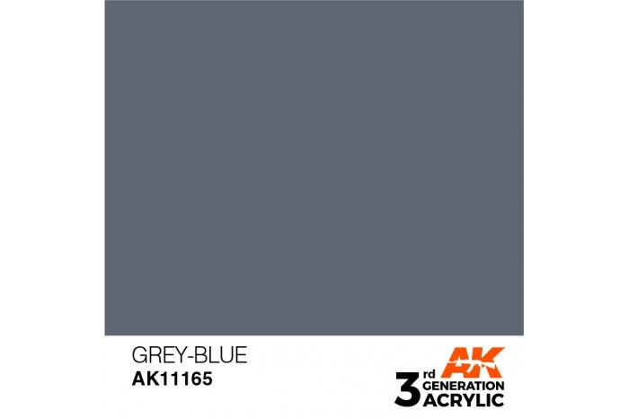 165: Grey-Blue (17ml) - acryl