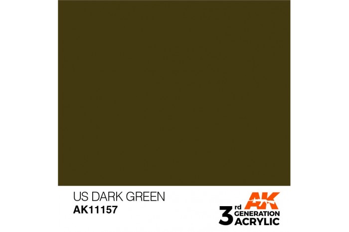 157: US Dark Green (17ml) - acryl