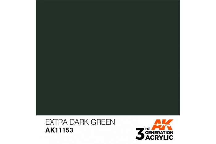 153: Extra Dark Green (17ml) - acryl