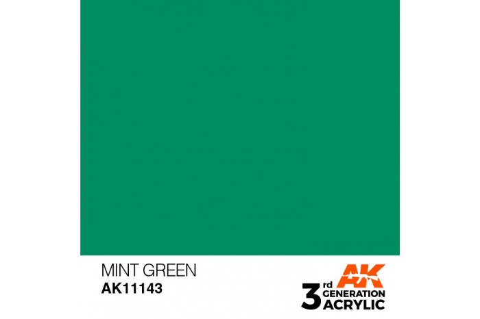 143: Mint Green (17ml) - acryl