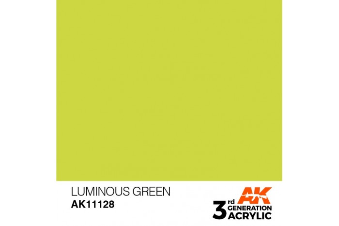 128: Luminous Green (17ml) - acryl