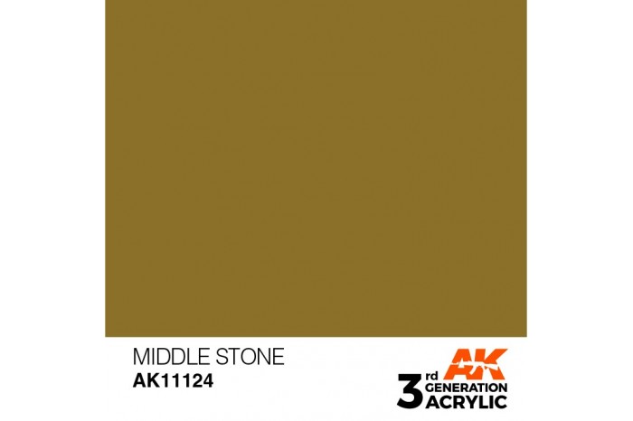 124: Middle Stone (17ml) - acryl
