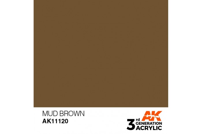 120: Mud Brown (17ml) - acryl