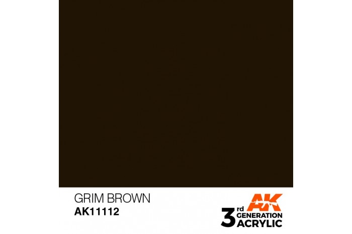 112: Grim Brown (17ml) - acryl