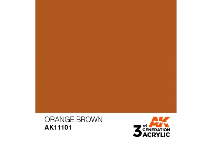 101: Orange Brown (17ml) - acryl