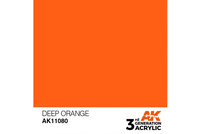 080: Deep Orange (17ml) - acryl