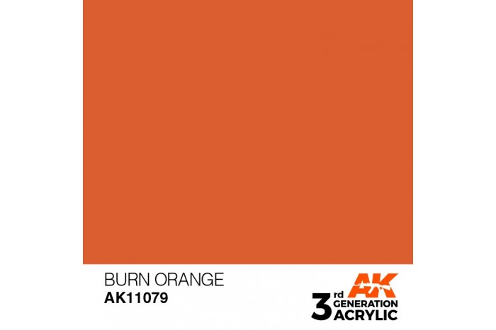 079: Burn Orange (17ml) - acryl