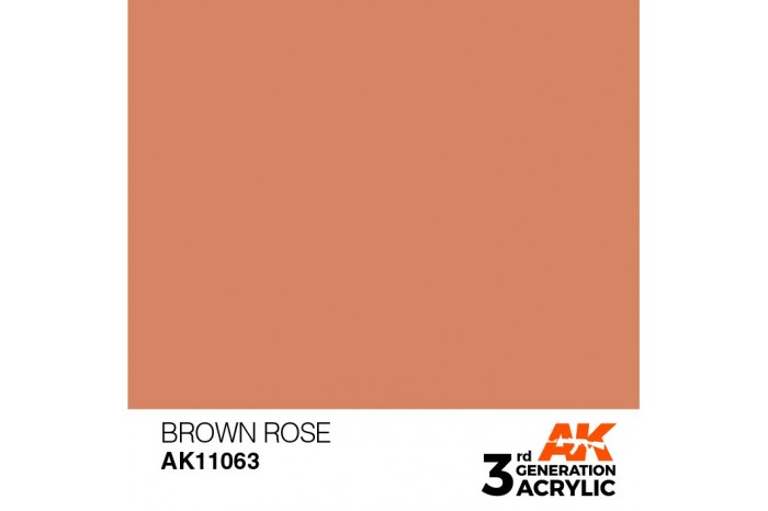 063: Brown Rose (17ml) - acryl