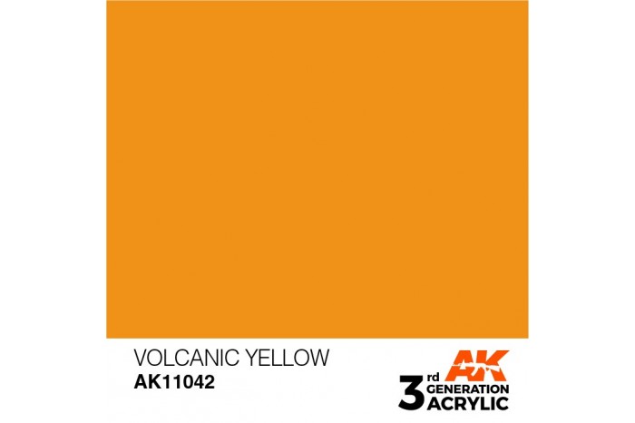 042: Volcanic Yellow (17ml) - acryl