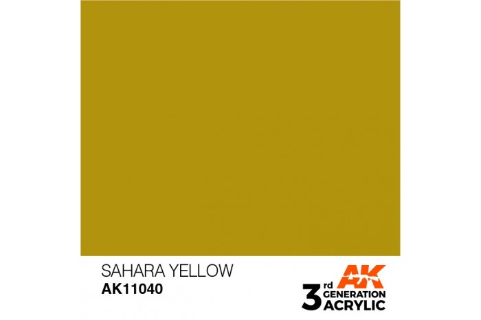 040: Sahara Yellow (17ml) - acryl