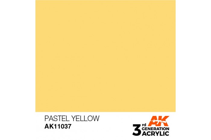 037: Pastel Yellow (17ml) - acryl