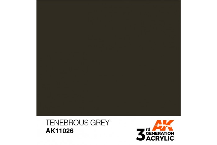 026: Tenebrous Grey (17ml) - acryl