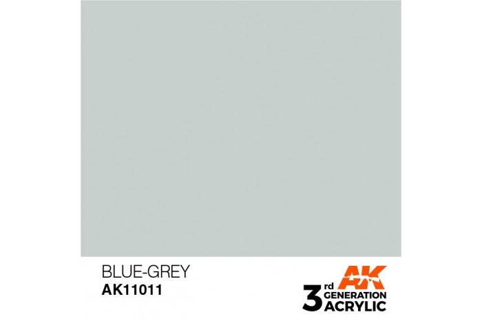 011: Blue-Grey (17ml) - acryl