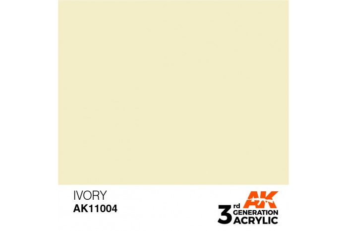 004: Ivory (17ml) - acryl