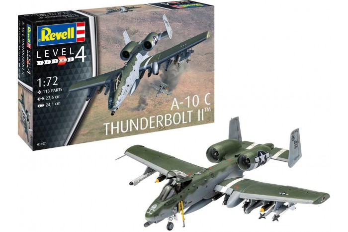 Plastic ModelKit letadlo 03857 - A-10C Thunderbolt II (1:72)